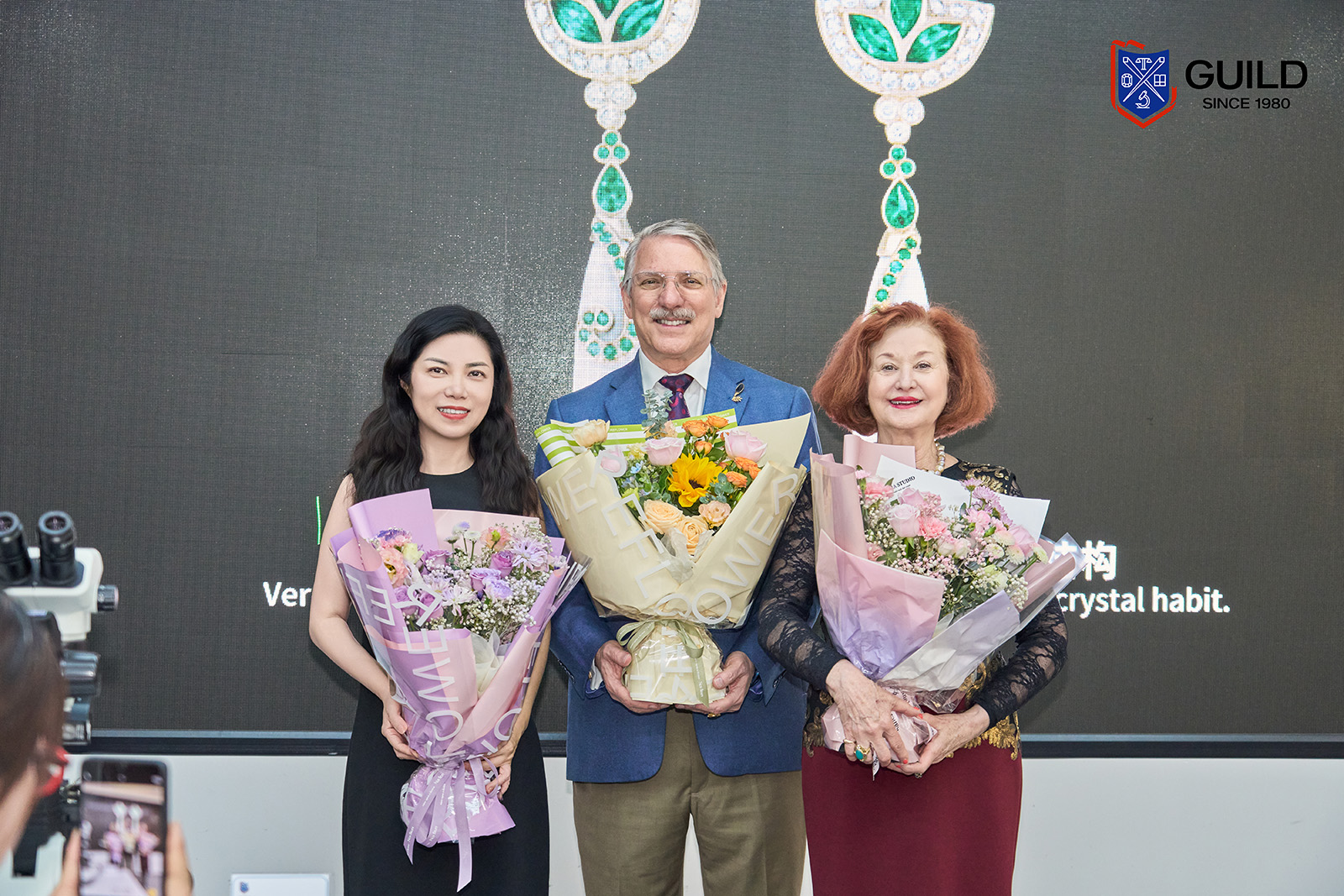 International "Color Queen" Paula Crevoshay Invited to GUILD Advanced Emerald Course